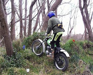 Classic Trials at WAIKUKU Tulls Rd, Kawasaki KT 250